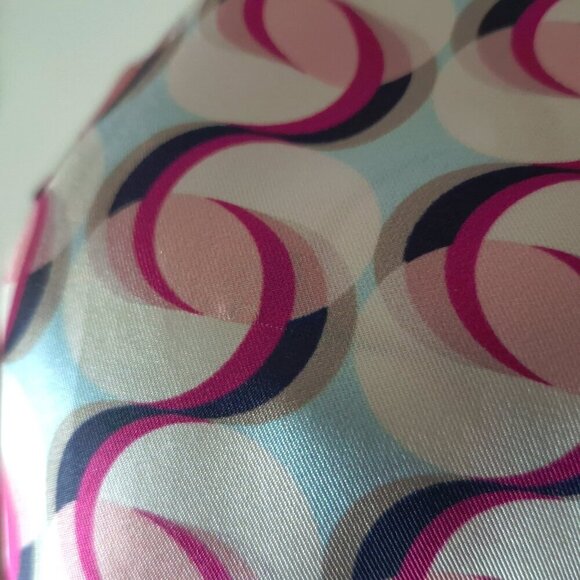 NWT Olivia Palermo printed halter silk maxi dress - Picture 10 of 13